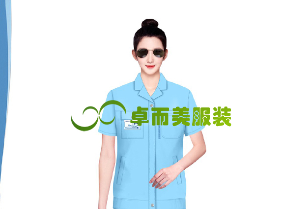 淺藍(lán)色女裝工程服夏裝設(shè)計大圖